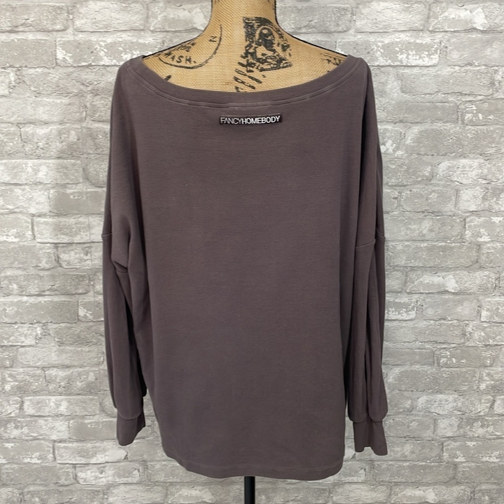 Fancy Homebody Ribbed Sweatshirt - Picture 4 of 6
